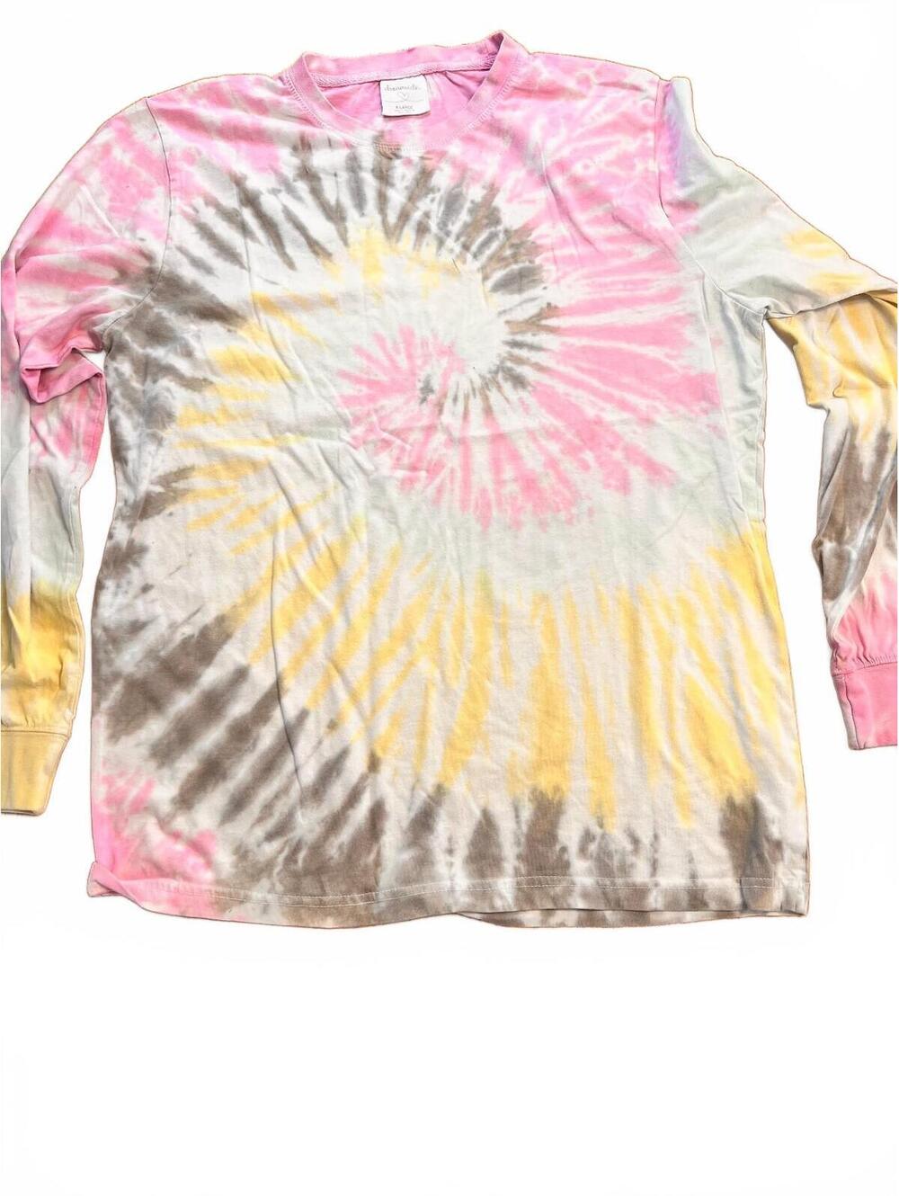 Dreamside X-Large Tie-Dye Long Sleeve T-Shirt